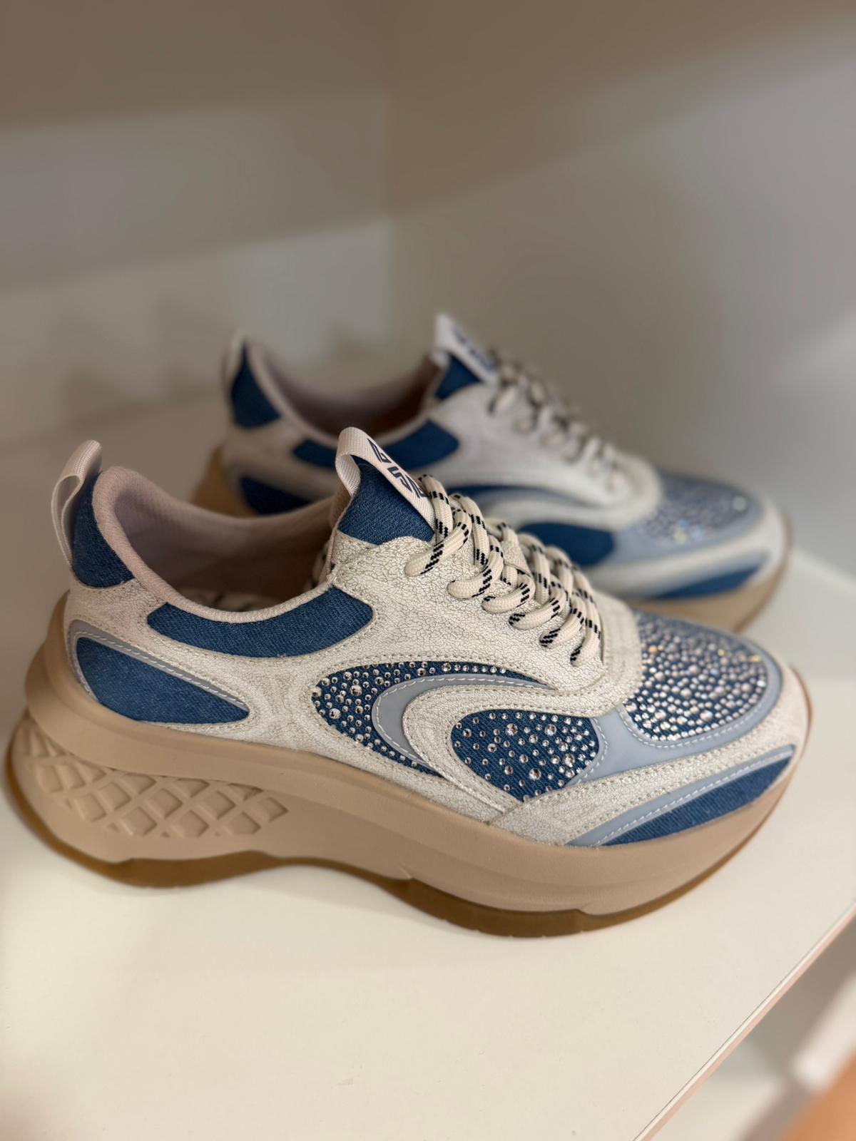 Ténis Chunky Denim & Shine