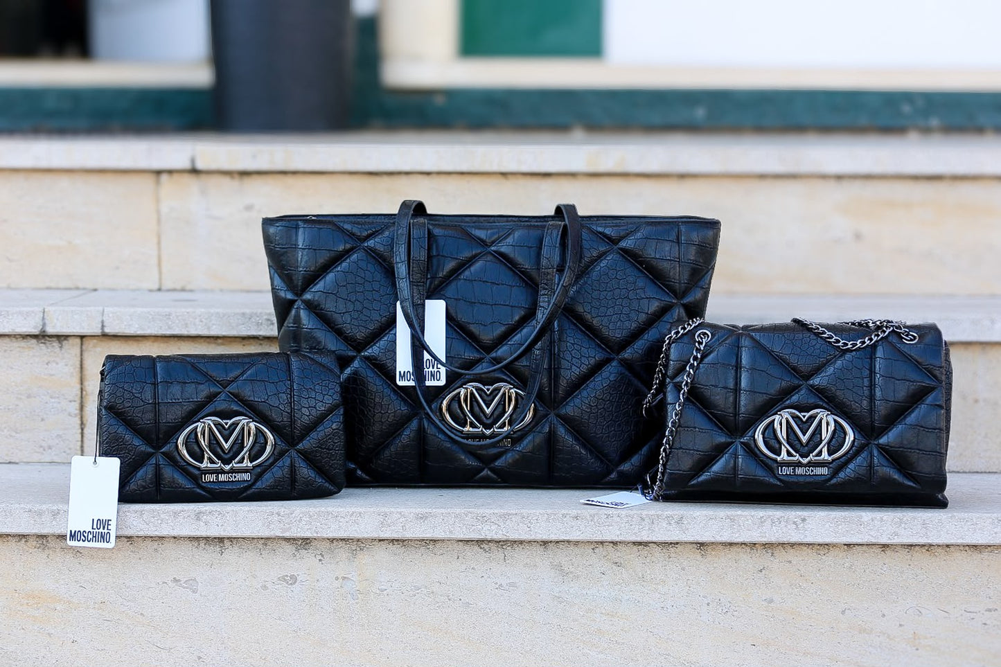 Mala Shopper Love Moschino Preta