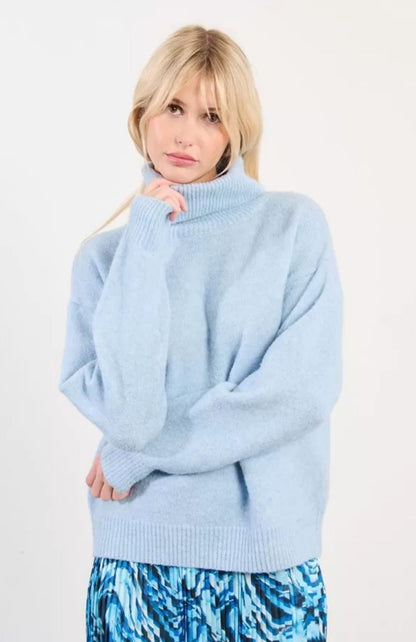 Camisola de gola alta oversized