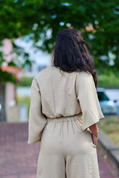 Conjunto Bege Elegante