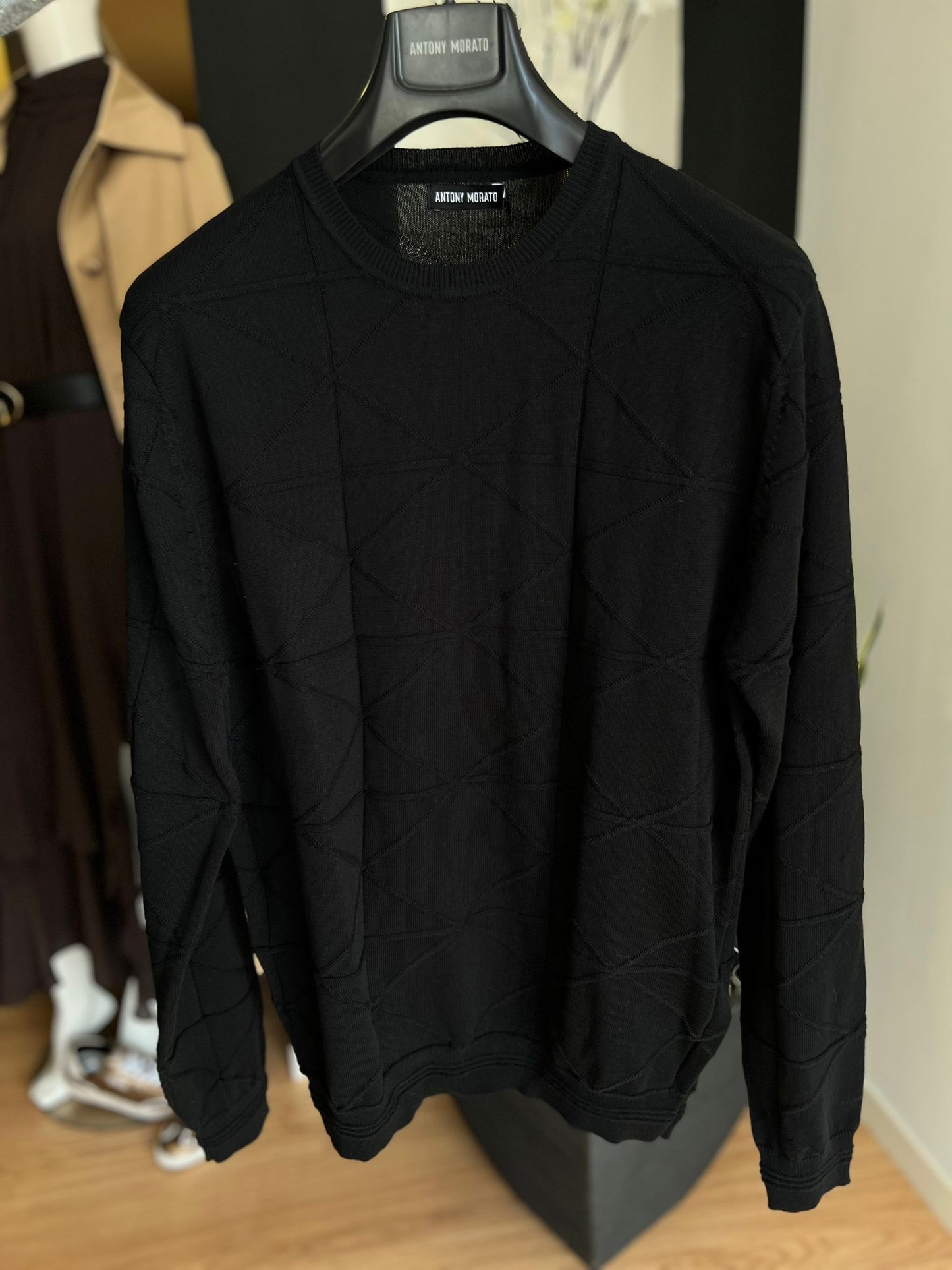 Camisola Preto Texturada Antony Morato