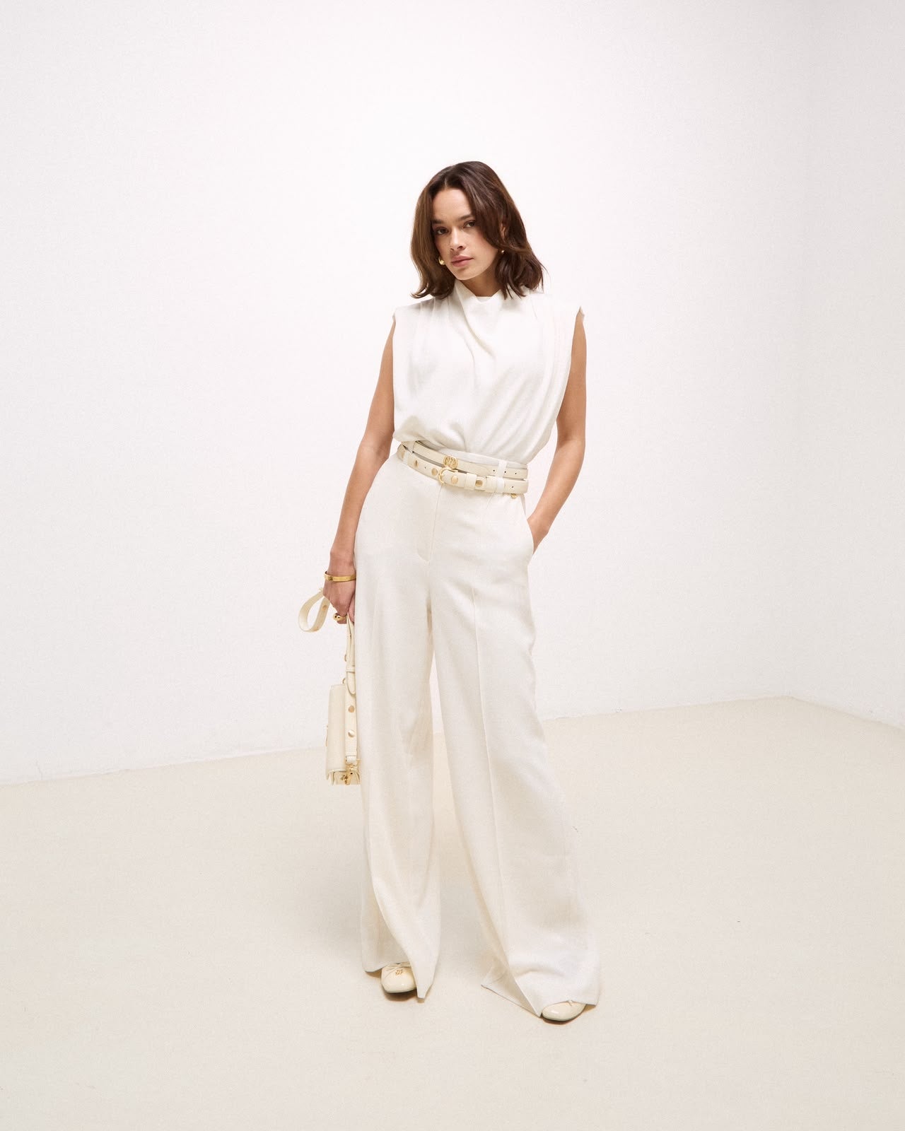 Blusa folgada JV-KIANA - branco-creme