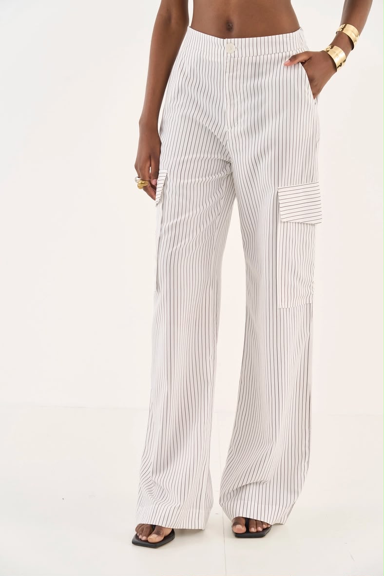 Conjunto Riscas Colcci – Camisa + Calça Cargo