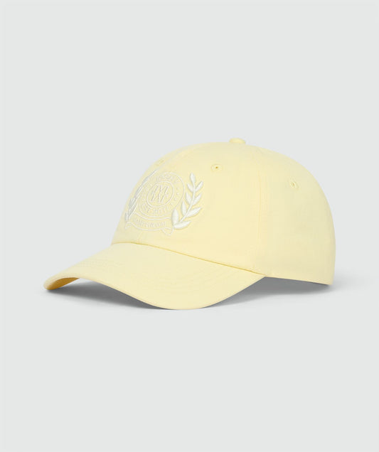 Boné com o logotipo HANNIE - amarelo manteiga