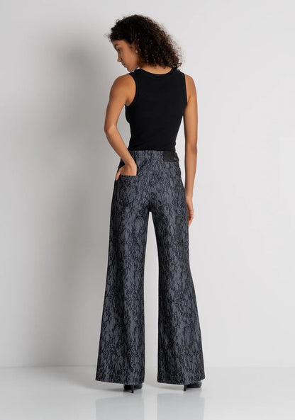 Calça Wide Leg Fracomina
