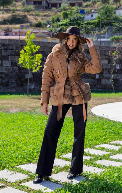 Casaco Acolchoado com Pêlo