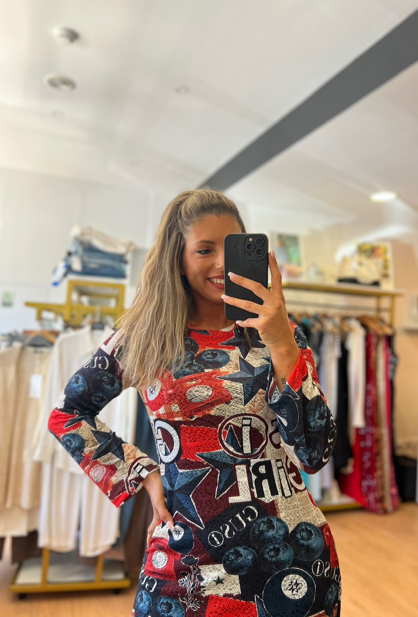 Vestido Midi Estampado