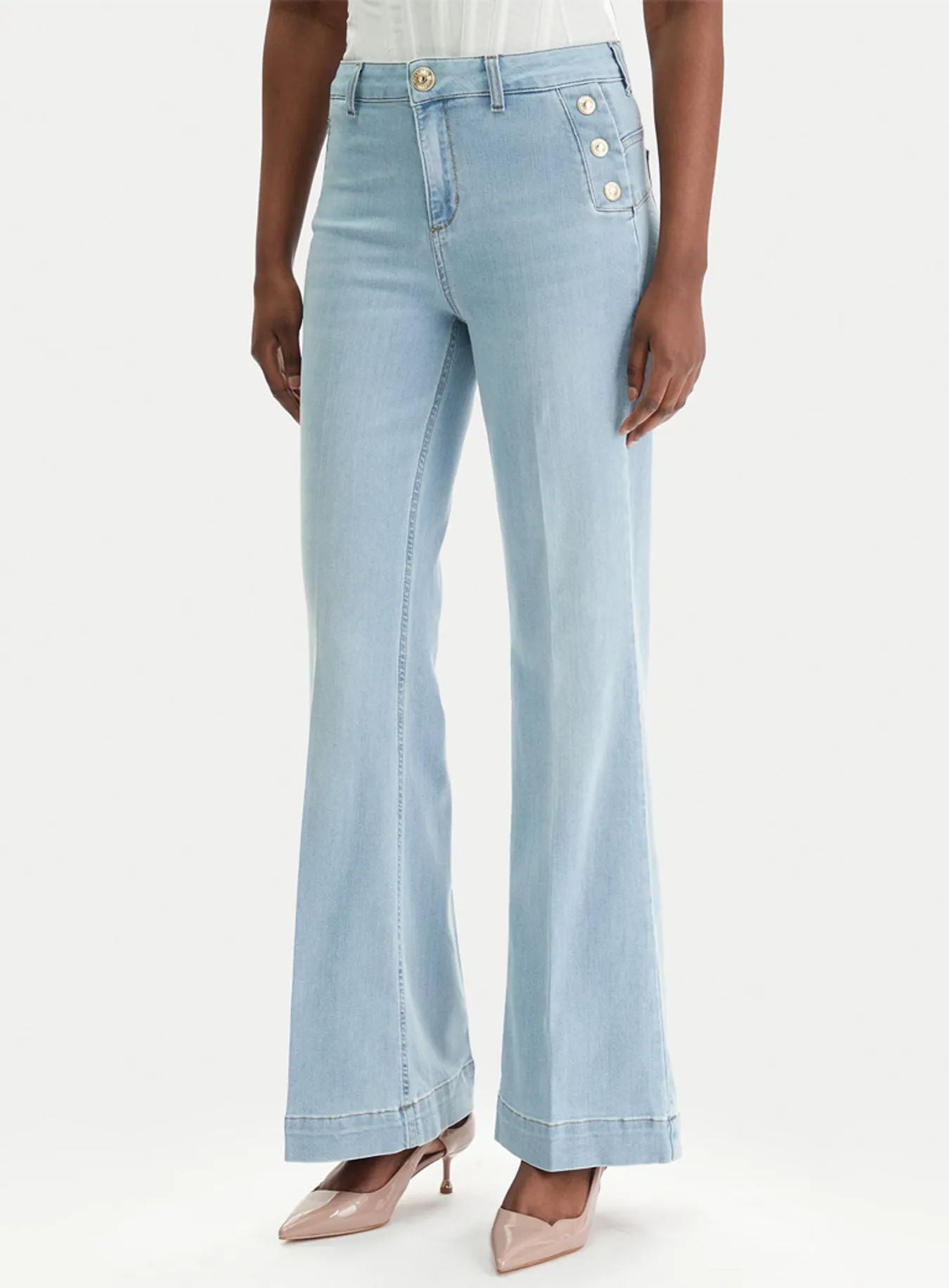 Calça de Ganga Up Flare
