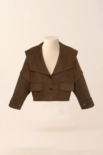 Casaco em Camurça com Pêlo