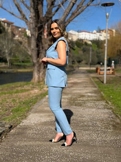 Colete Alfaiataria Sem Mangas