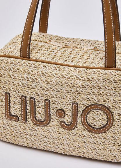 Bolsa de boliche média com detalhes em renda