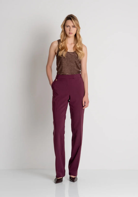 Calça chino de corte regular