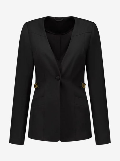 Blazer com detalhe de corrente