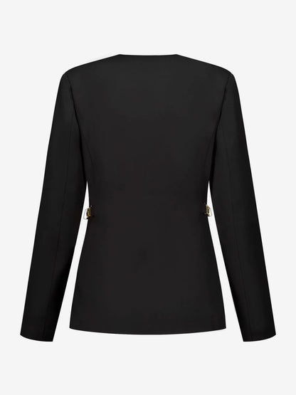 Blazer com detalhe de corrente