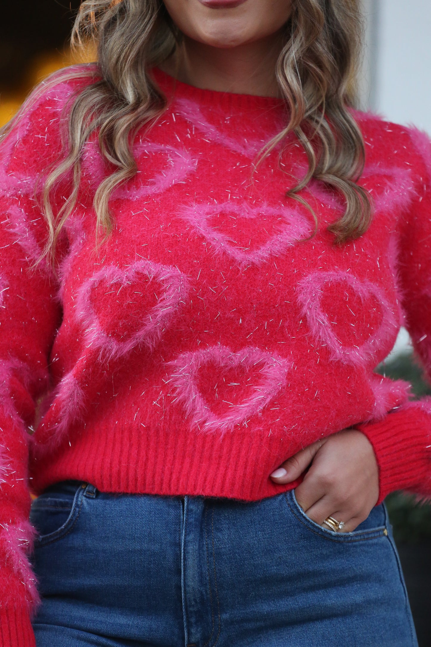 Camisola Corações Rosa