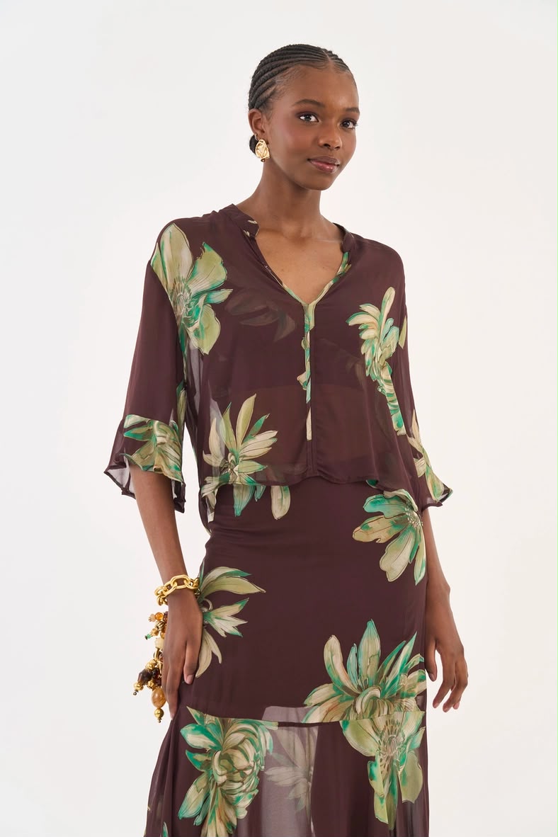 Conjunto 3 Peças Floral