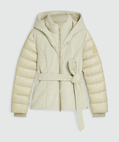 Casaco puffer GRACIA - bege claro