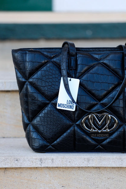 Mala Shopper Love Moschino Preta