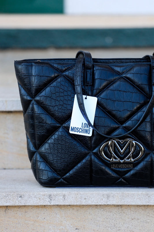Mala Shopper Love Moschino Preta