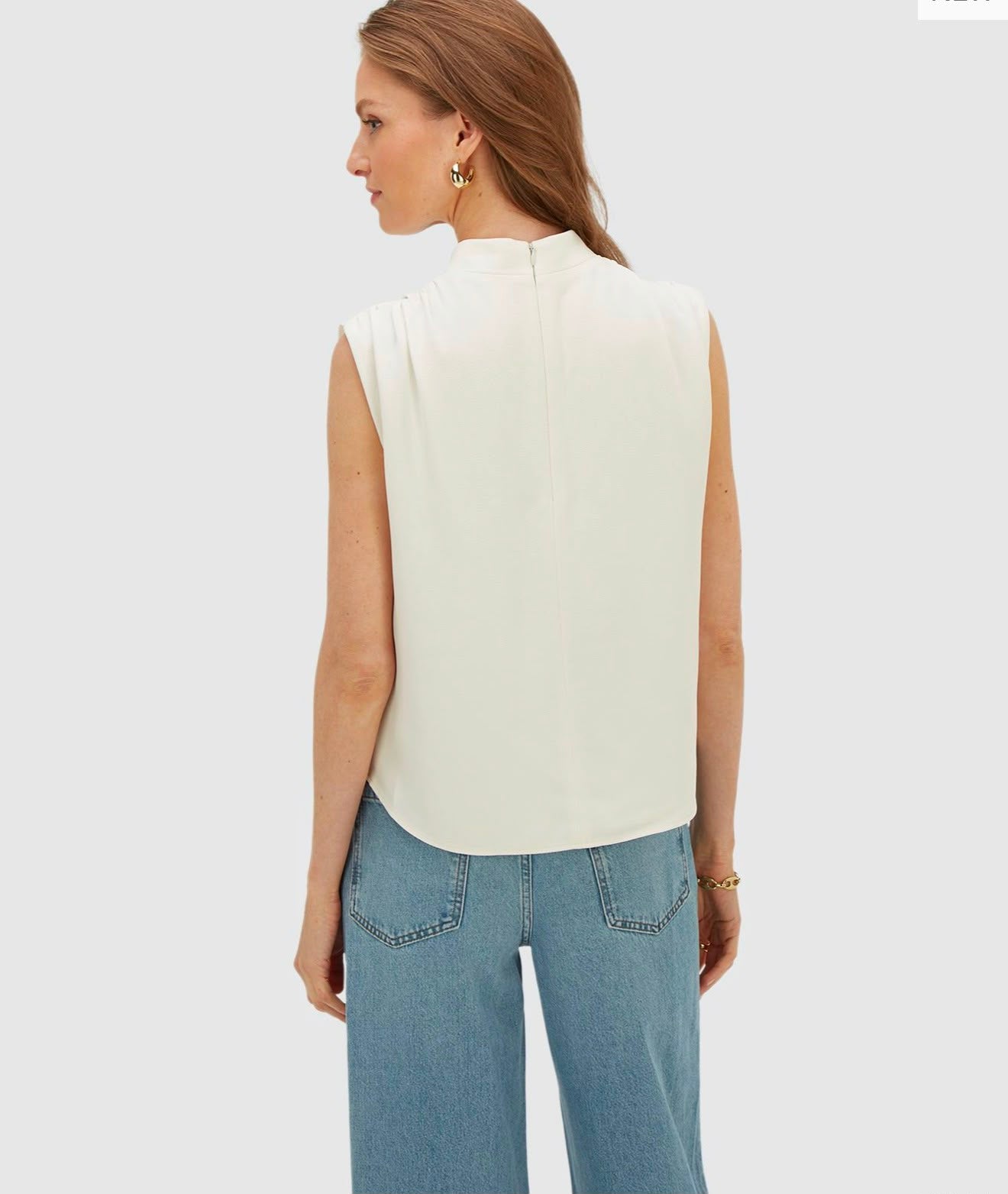 Blusa folgada JV-KIANA - branco-creme