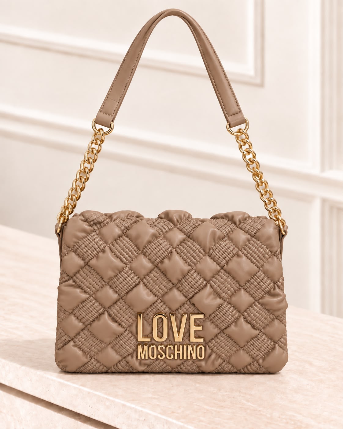 Mala de Ombro Entrançada Love Moschino