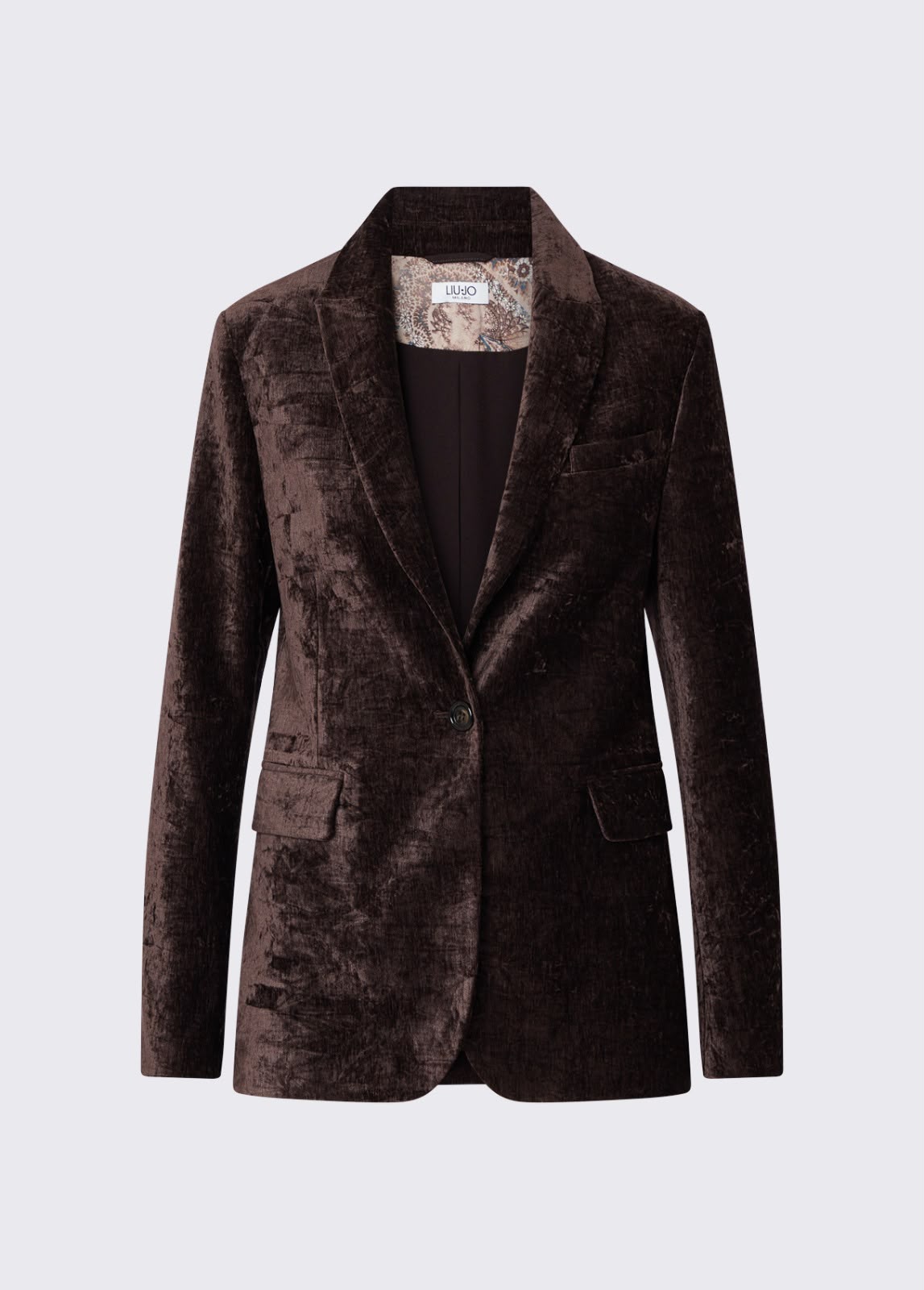 Blazer de Veludo Castanho Chocolate LIU JO