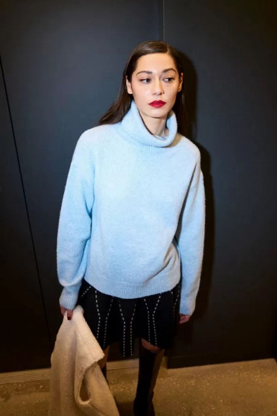 Camisola de gola alta oversized