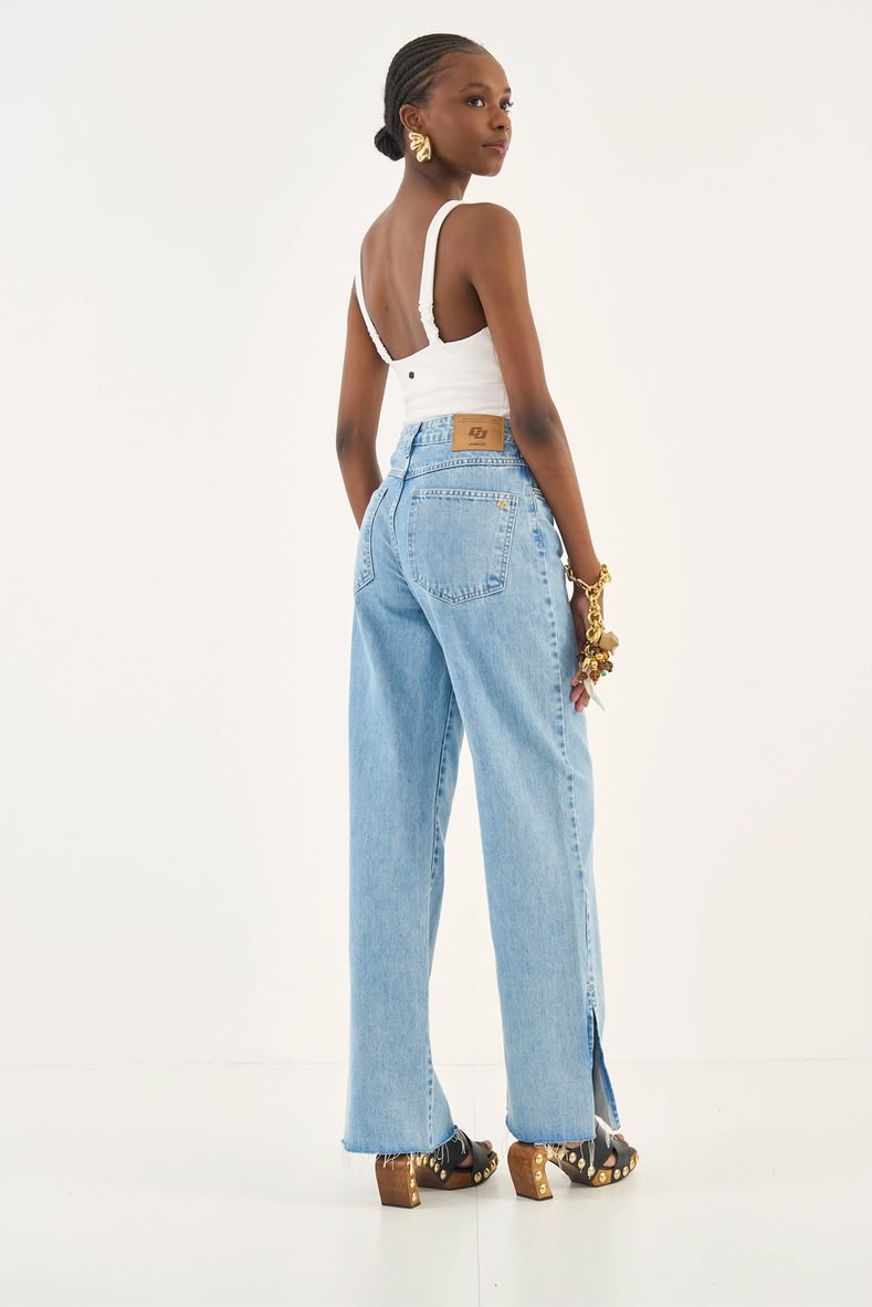 Calça Jeans Wide Leg Colcci