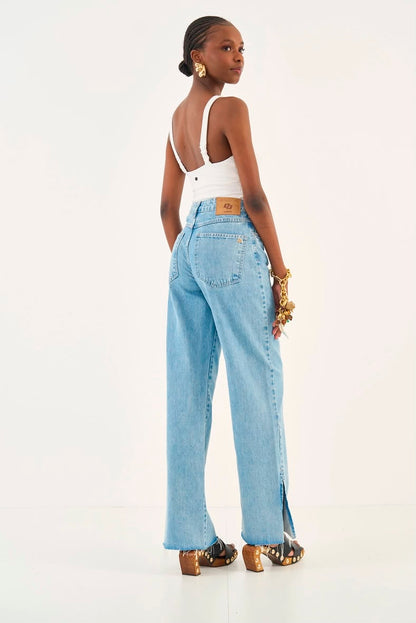 Calça Jeans Wide Leg Colcci