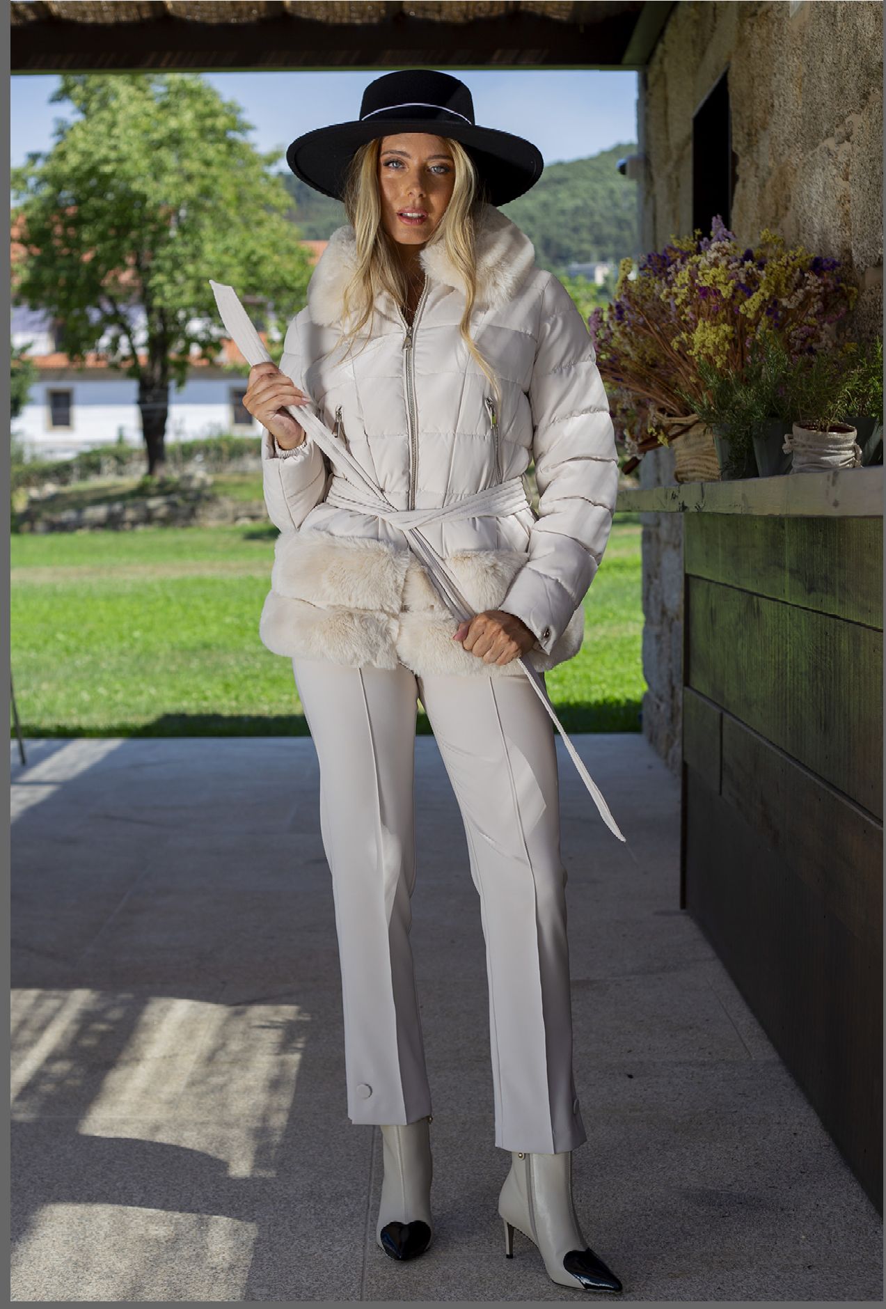 Casaco Acolchoado com Pêlo