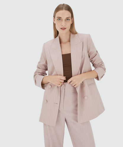 Blazer DILLEN de corte reto