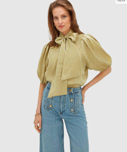 Blusa regular fit JV-SYLVIANA - pistache escuro