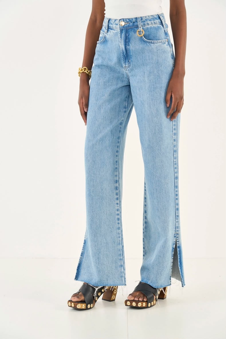 Calça Jeans Wide Leg Colcci