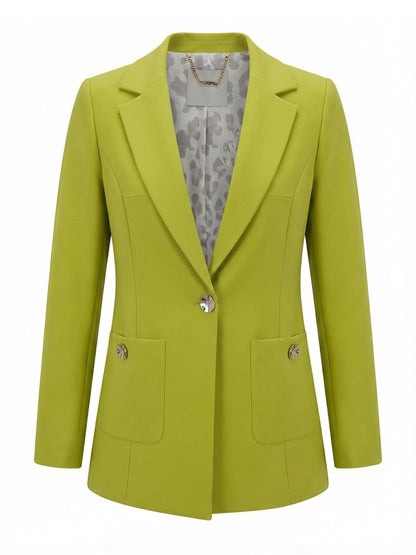 Blazer com bolsos patch