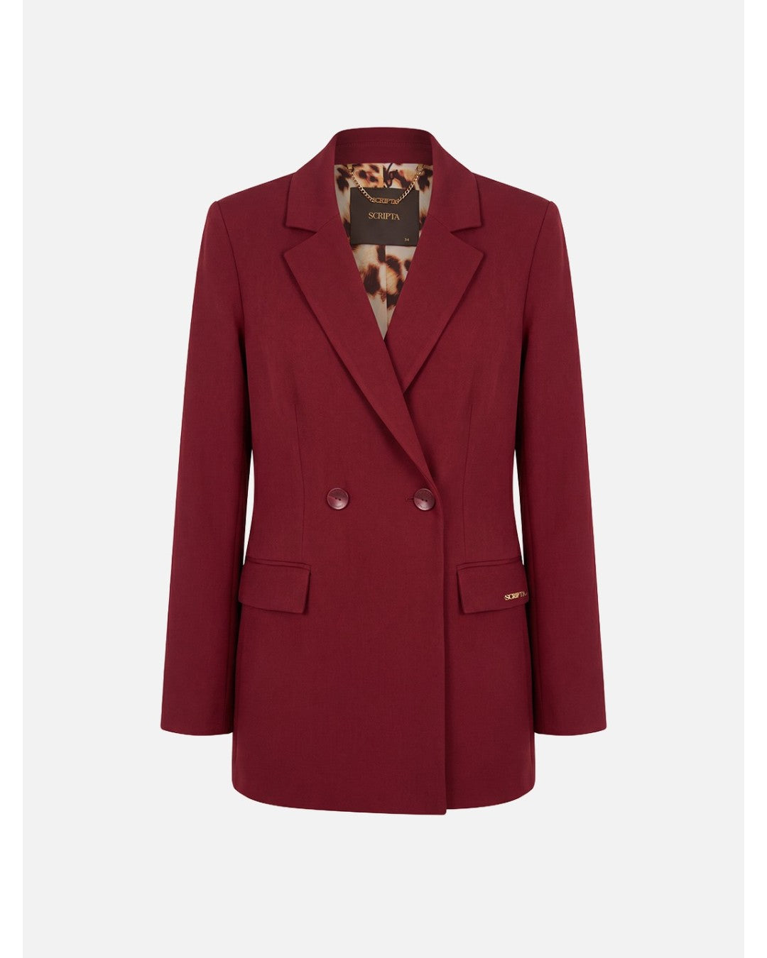 Blazer comprido de trespasse