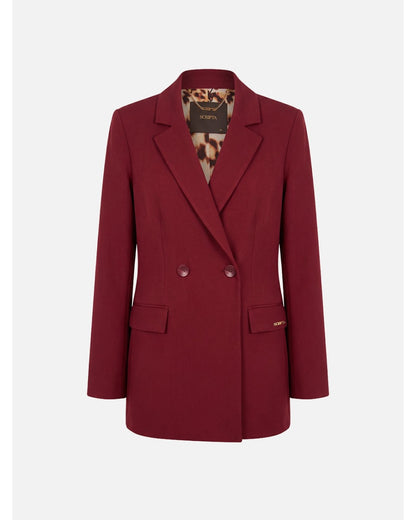 Blazer comprido de trespasse