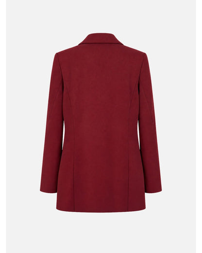 Blazer comprido de trespasse