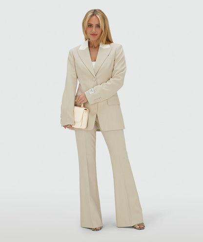Blazer NILA ajustado - mescla cru