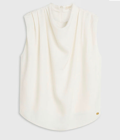 Blusa folgada JV-KIANA - branco-creme