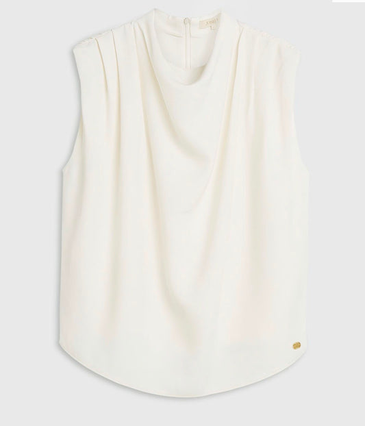 Blusa folgada JV-KIANA - branco-creme