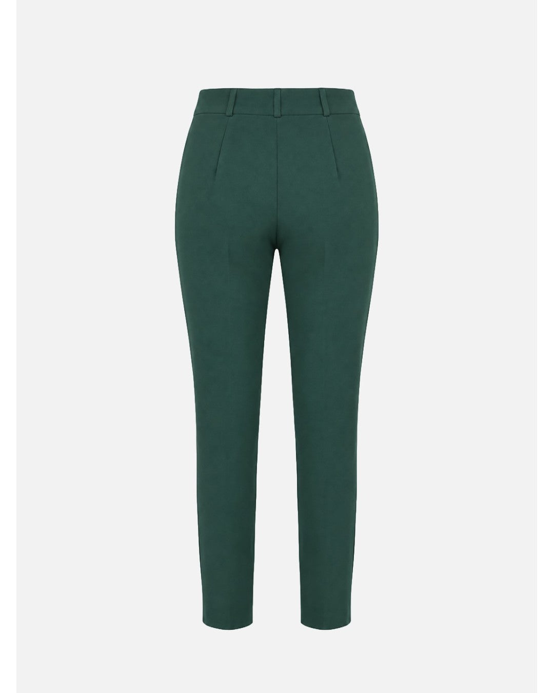 Calça clássica com logos metalizados