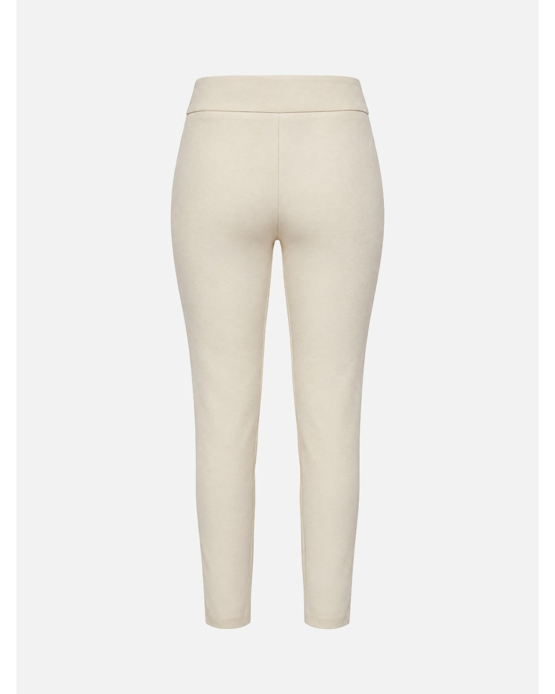 Calça clássica com pormenores dourados