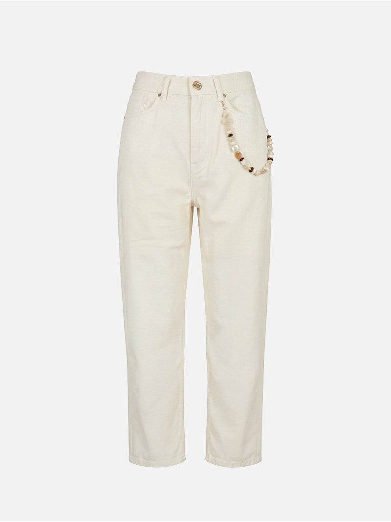 Calça de ganga corte reto