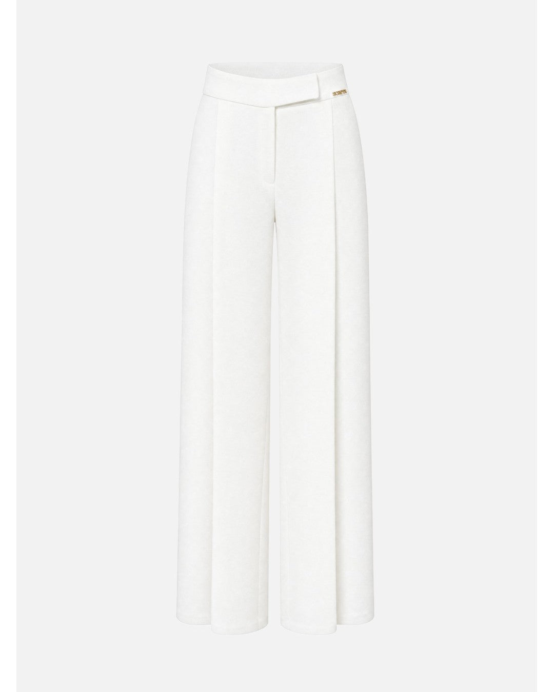 Calça wide leg com pinça