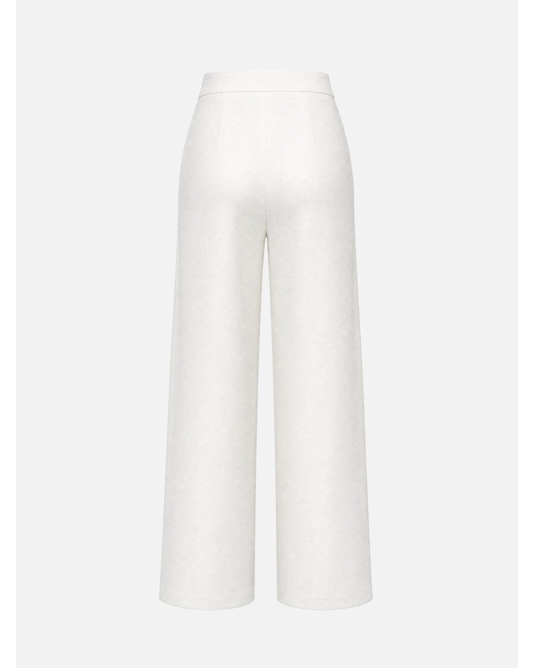 Calça wide leg com pinça