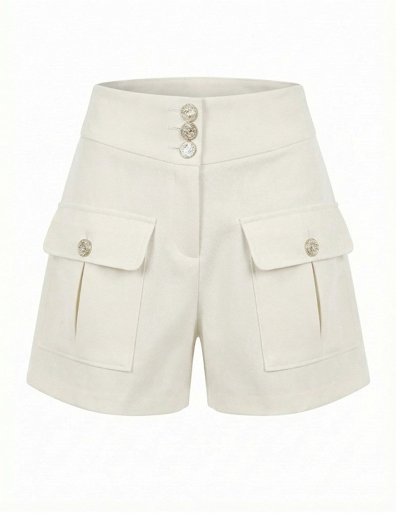 Calção com bolsos patch