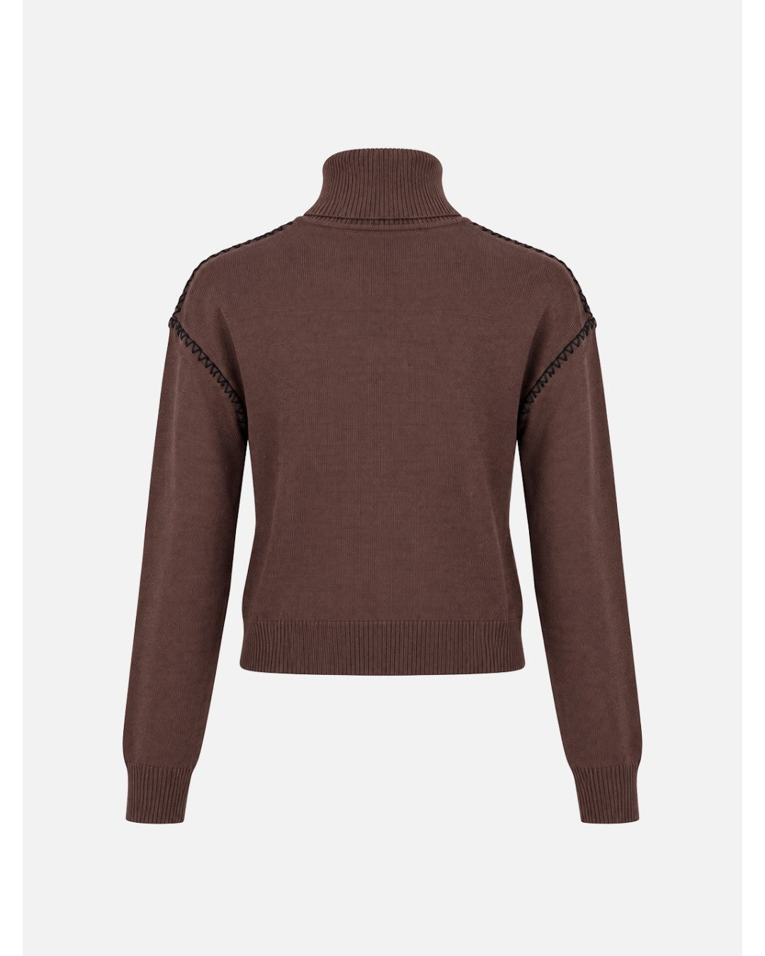 Camisola de malha com pormenor em contraste