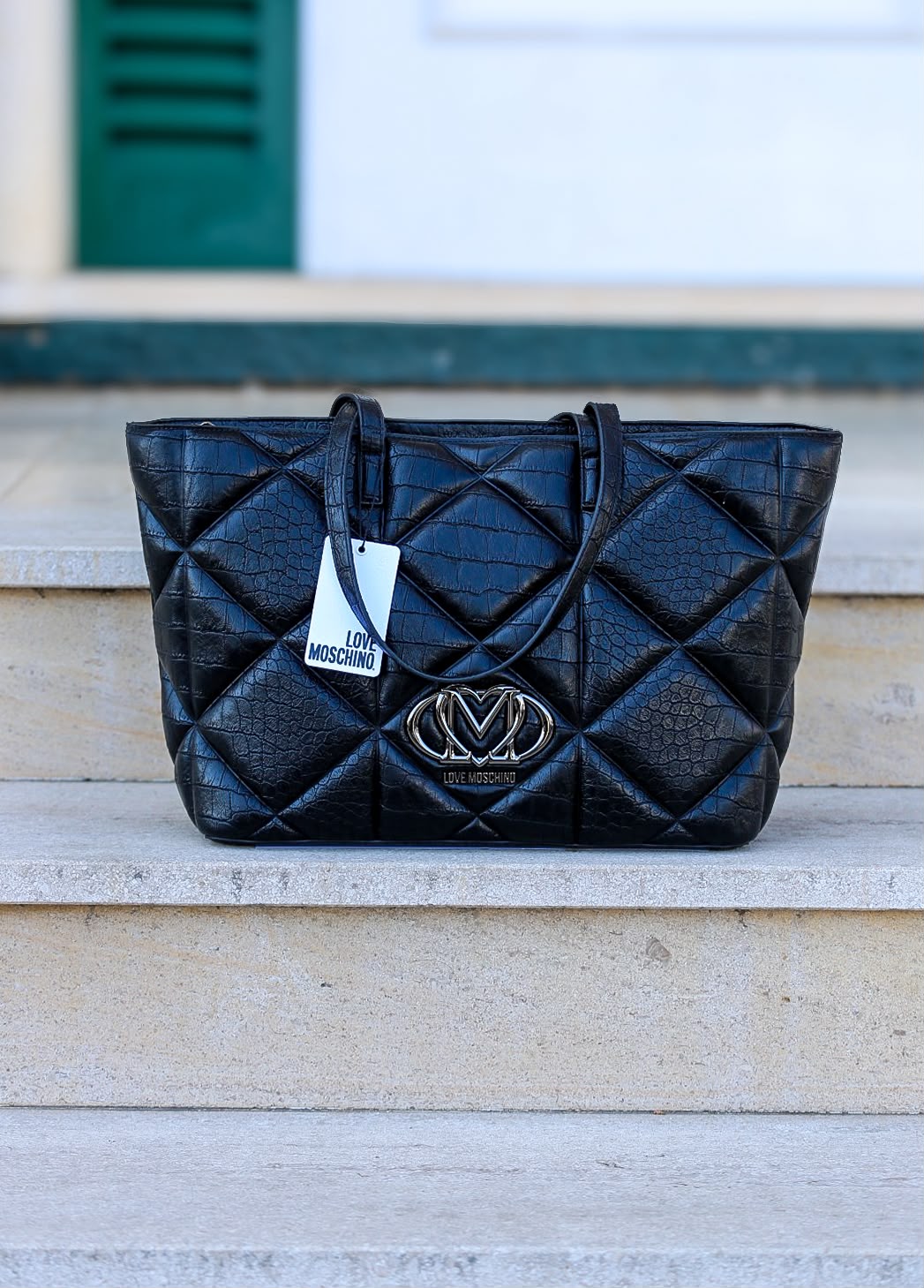 Mala Shopper Love Moschino Preta
