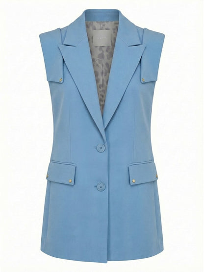 Colete Alfaiataria Sem Mangas