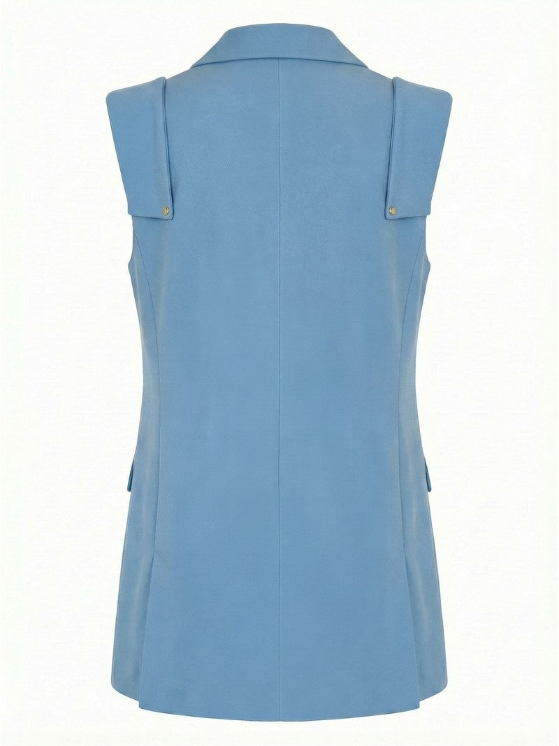 Colete Alfaiataria Sem Mangas